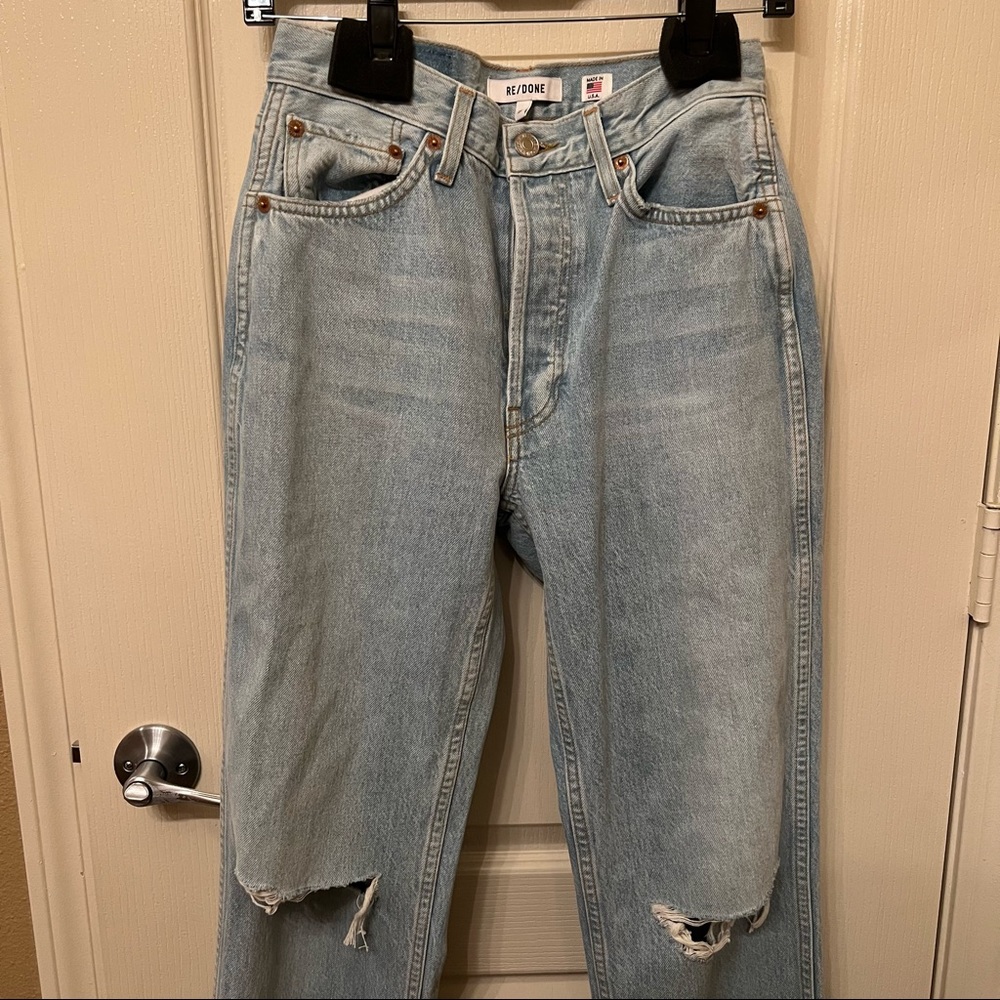 Re/done straight leg Jeans size 27 - Picture 2 of 6